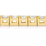 Yellow Gold 5ctw Tennis Bracelet