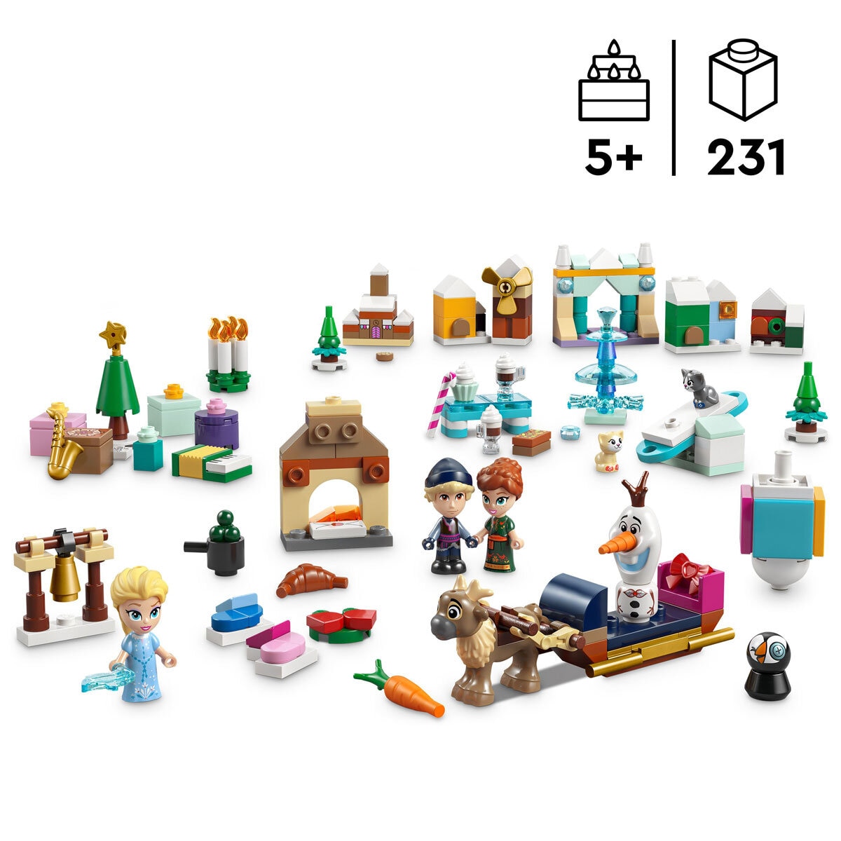 LEGO Disney Princess Advent Calendar - Model 43273 (5+ Years)