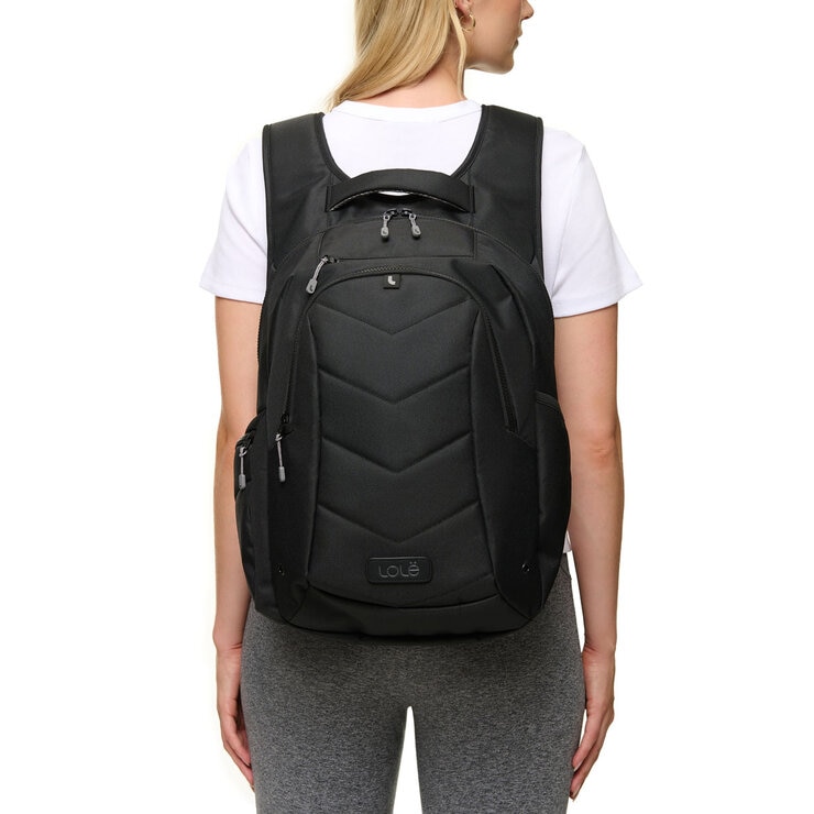 Lolë Quilted Backpack in Black