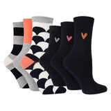 Caroline Gardner Ladies Crew Sock, 6 Pack