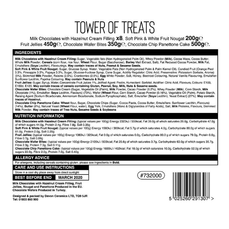 Festive Tower of Treats, 2.2kg in 2 Colours Festive Tower of Treats, 2.2kg in 2 Colours