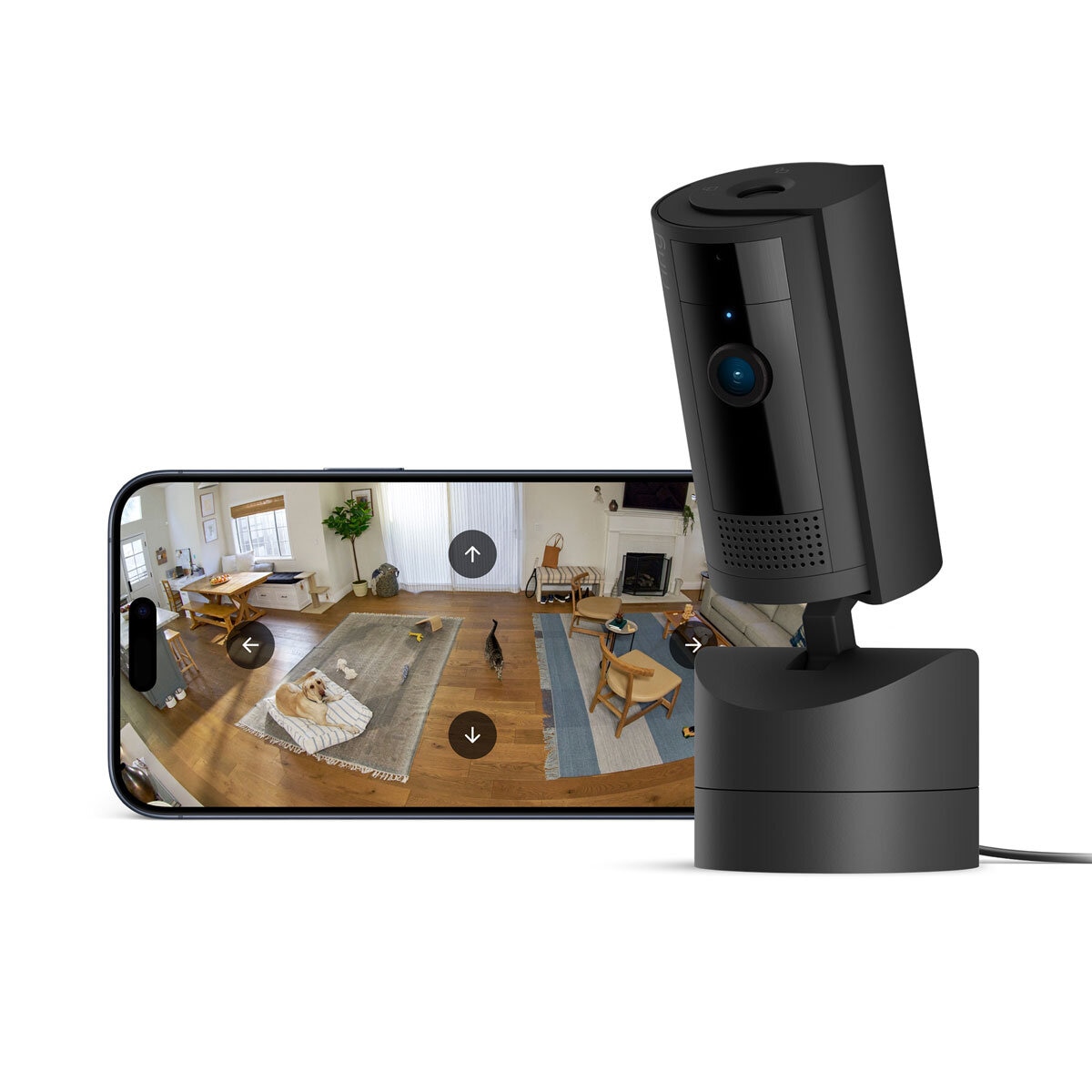 Ring Pan-Tilt Indoor Cam 2 Pack in Black