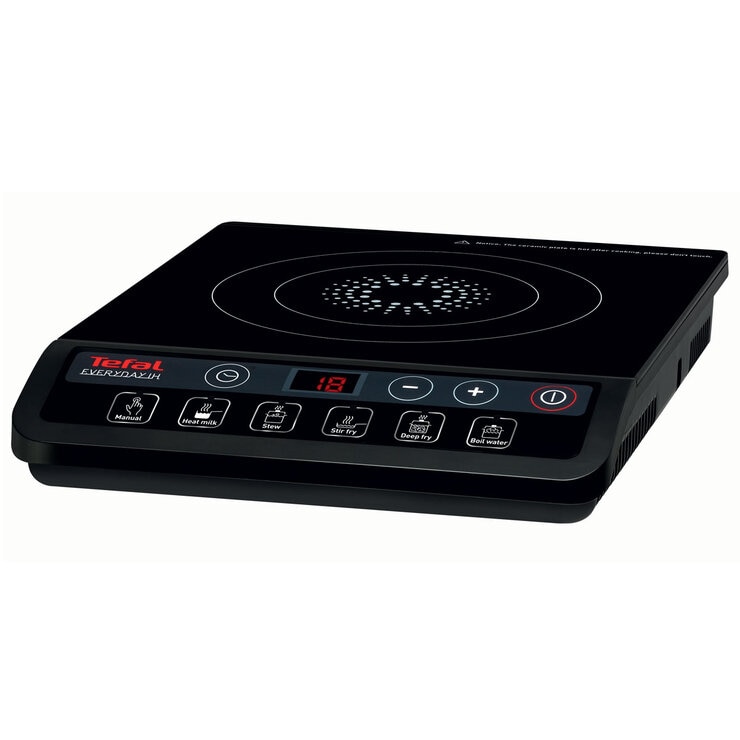 Image of Tefal Induction hob taken from in front of the hob