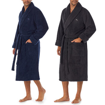 Tommy Bahama Men's Plush Robe in 2 Colours and 2 Sizes