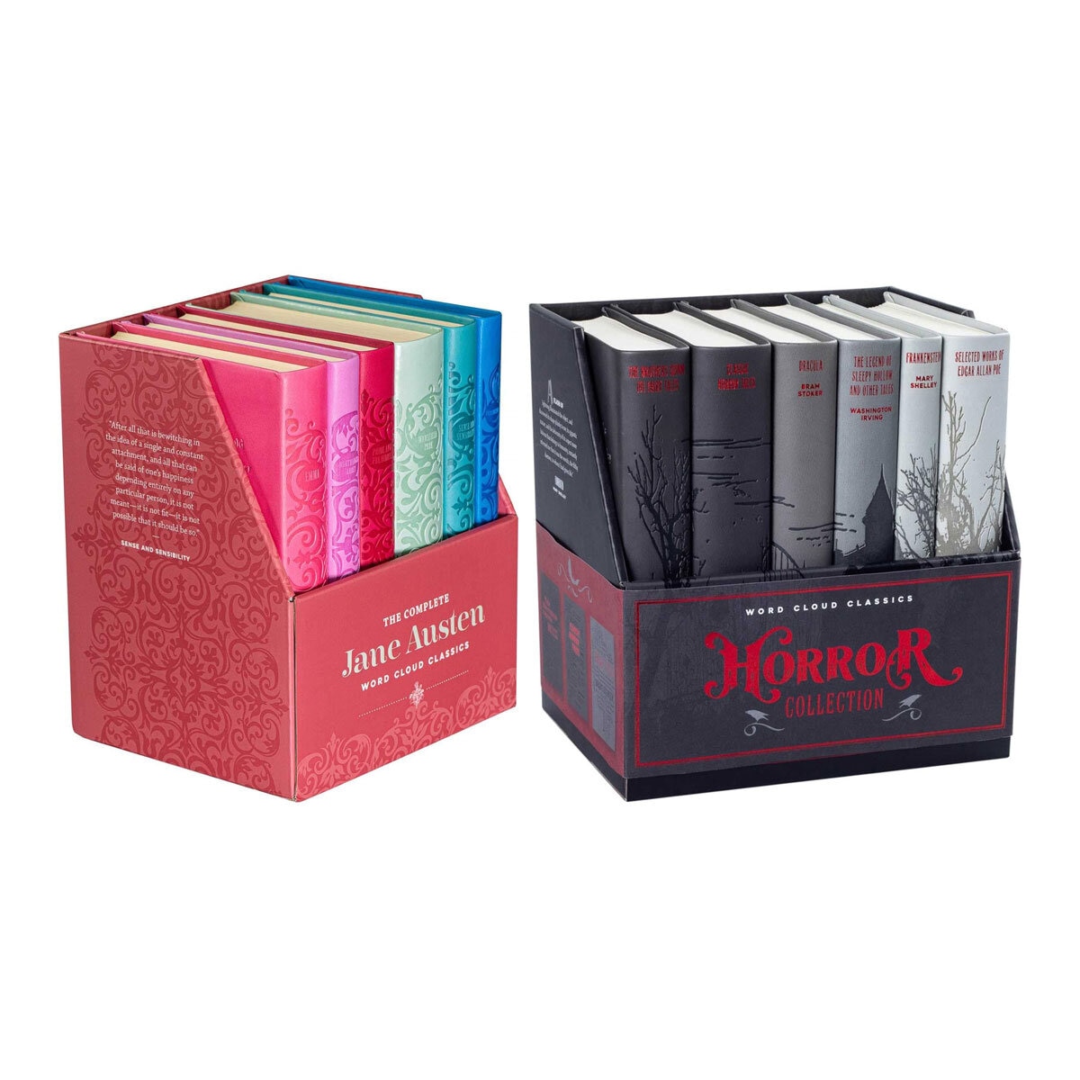 Cloud Classics x6 Book Box Set in 2 Options: Jane Austen or Tales of Horror
