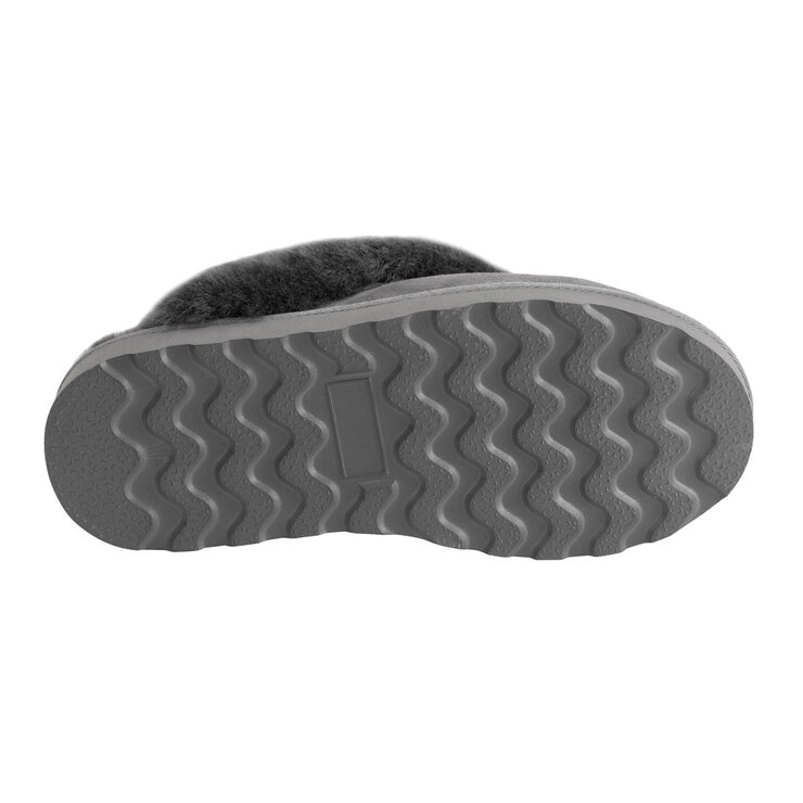 Kirkland Signature Women's Shearling Slippers in Grey Kirkland Signature Women's Shearling Slippers in Grey