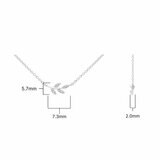 0.05ctw Round Brilliant Cut Diamond Pendant, 18ct White Gold 0.05ctw Round Brilliant Cut Diamond Pendant, 18ct White Gold