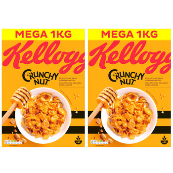 Kellogg's Crunchy Nut, 2 x 1kg