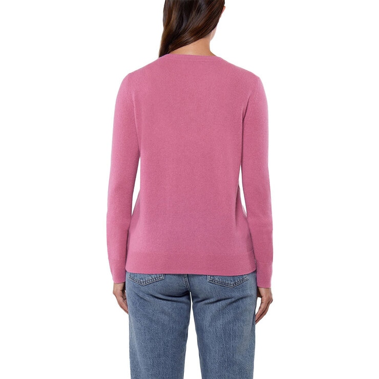 Matty M Cashmere Sweater in Pink