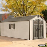 Installed Lifetime 8ft x 20ft (2.4 x 6.1m) Storage Shed - Model 60120ASM