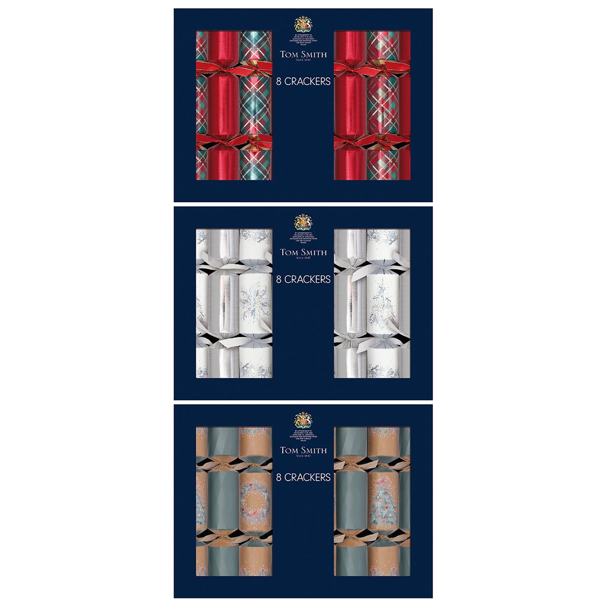 Tom Smith 14 Inch Christmas Crackers 8 Pack