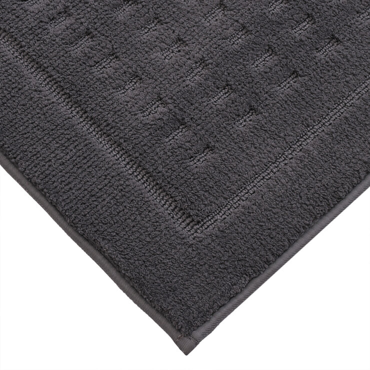 Whitley Willows Bath Mat in Grey, 91 x 60 cm