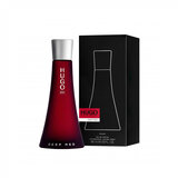Hugo Boss Women Deep Red Eau De Parfum 90ml image of bottle and box