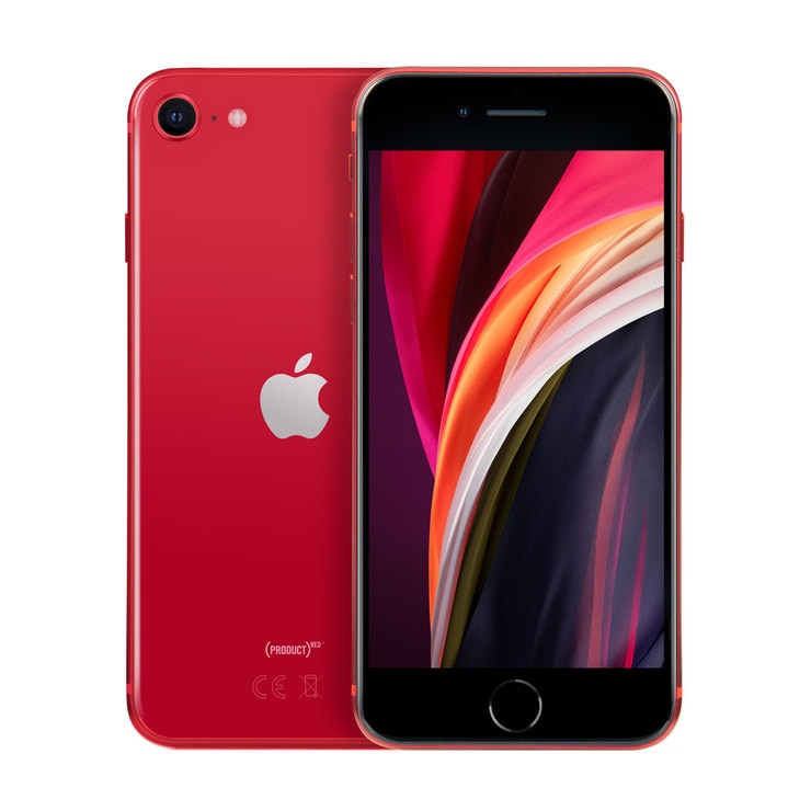 Apple iPhone SE 64GB Sim Free Mobile in Red, MHGR3/BA