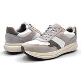 Rockport Men's Corvin Trainer in Light Grey, Size 10