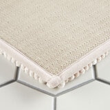 Nubby Bath Mat in Beige, 55 x 91 cm