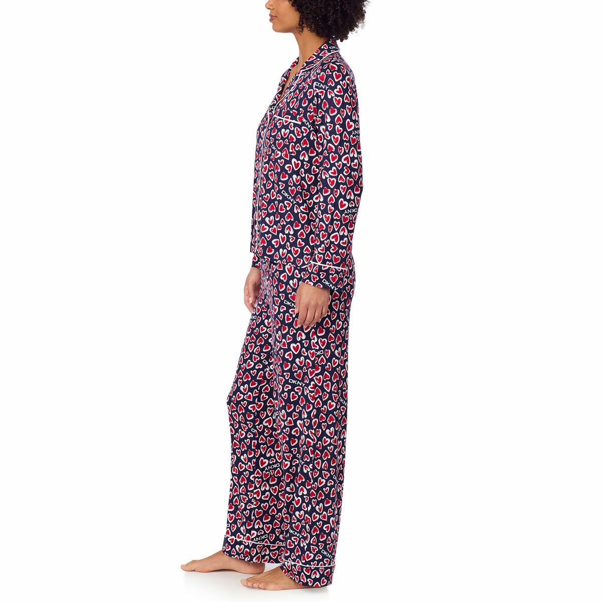 DKNY Women's Notch Collar Pyjama Set DKNY Women's Notch Collar Pyjama Set