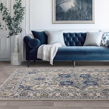 Nova Persian Blue Rug, in 2 Sizes
