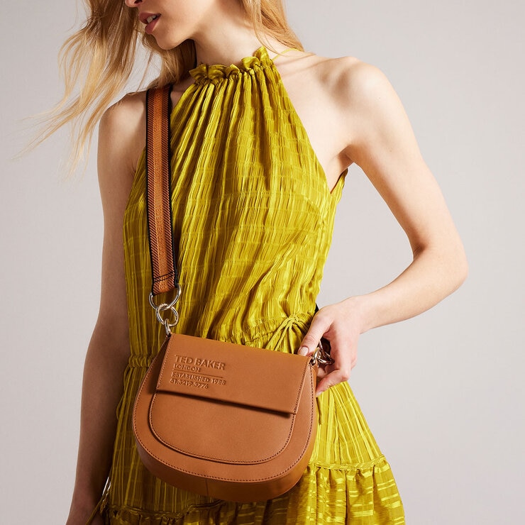 Ted Baker Darcell Crossbody Satchel in Brown