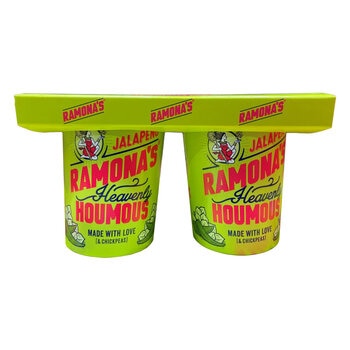 Ramona's Kitchen Jalapeno Houmous, 2 x 500g