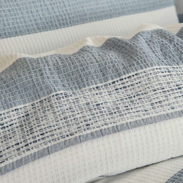 Belledorm Rahil Blue Duvet Cover Set, in 4 Sizes