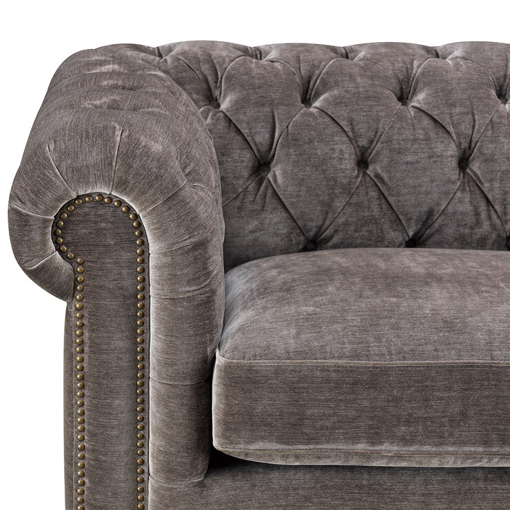 Allington Grey Fabric Armchair