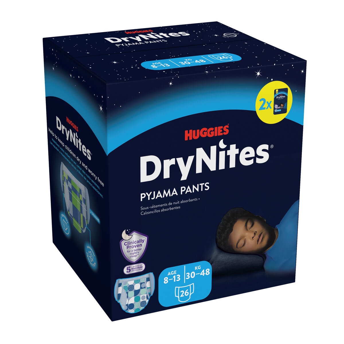 Huggies Dry Nites Boys 8-13