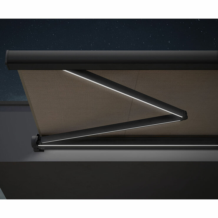 Olympus LED Awnings Hera Outdoor Patio Awning up to 3m Projection, Fully Installed