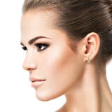 14ct Yellow Gold Hoop Earrings