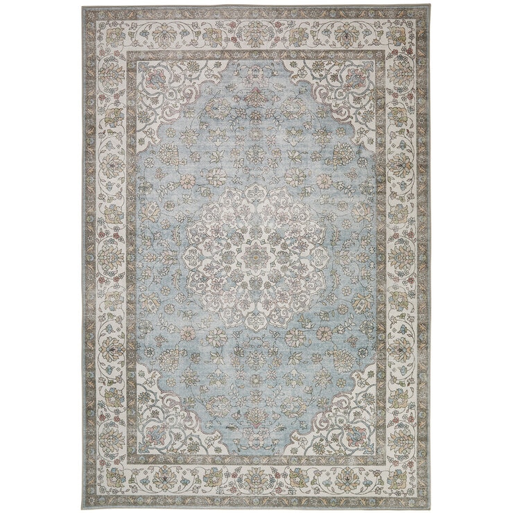 Concept Looms Liberty Blue Washable Rug, in 3 Sizes