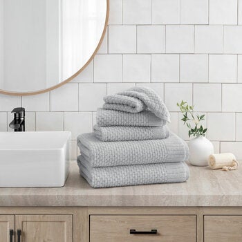 Welhome 100% Cotton Terry Towel 6 pack, in 2 Colours