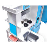 Buy Plum Penne Pantry Wooden Corner Kitchen with Fridge - Berry Blue Feature Image at Costco.co.uk