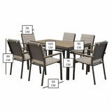 Bramblecrest Zurich 7 Piece Dining Set Bramblecrest Zurich 7 Piece Dining Set