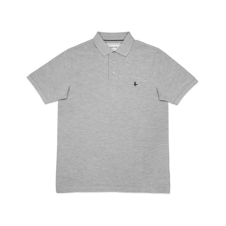 Jack Wills Youth Polo in Grey & Purple Jack Wills Youth Polo in Grey & Purple