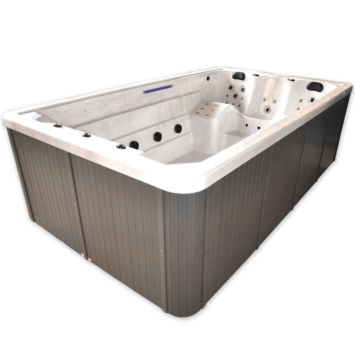 Blue Whale Spa Tidal Stream 13ft (3.95m) 31-Jet 3 Seater Swim Spa - Delivered and Installed