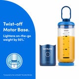 Lifestyle image with twist off motor base