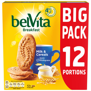 BelVita Breakfast Milk & Cereals, 2 x 12 Pack