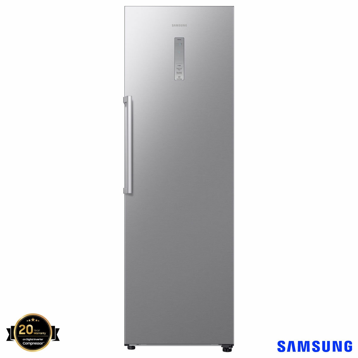 Samsung RR39C7BJ5SA/EU 377L Upright Fridge, E Rated in Silver