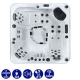 The Wellness Co Relax 9 57-Jet 5 Person Hot Tub - Delivered and Installed
