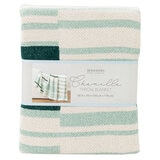 Berkshire Green Striped Chenille Throw, 152 x 178 cm Berkshire Green Striped Chenille Throw, 152 x 178 cm