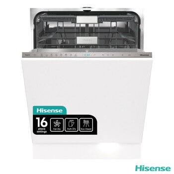 Hisense HV693C60UK Fully Integrated Dishwasher, C Rated in White