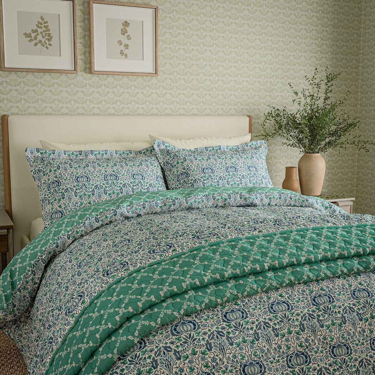 Morris & Co Bedding Little Chintz Blue Morris & Co Bedding Little Chintz Blue