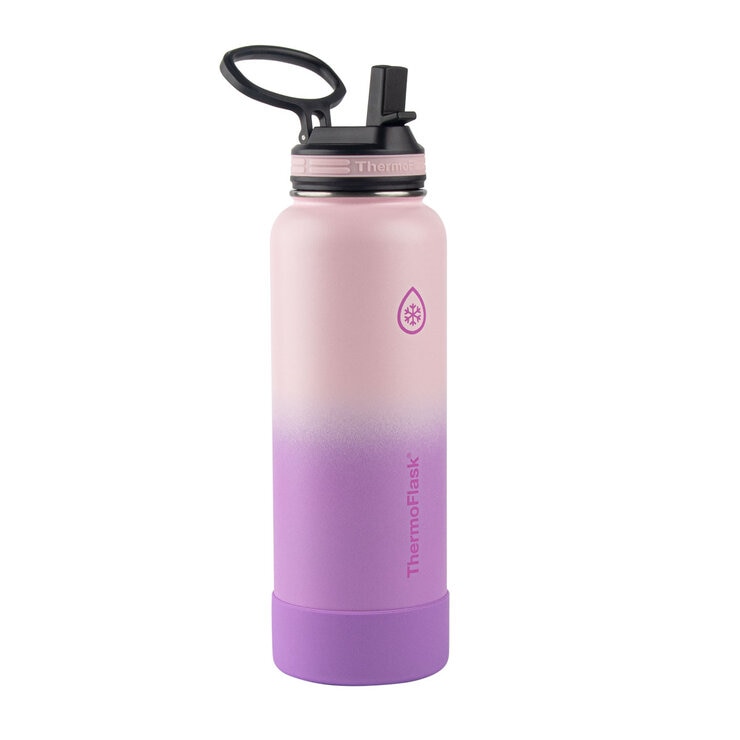 Thermoflask 2 pack in black and purple Thermoflask 2 pack in black and purple