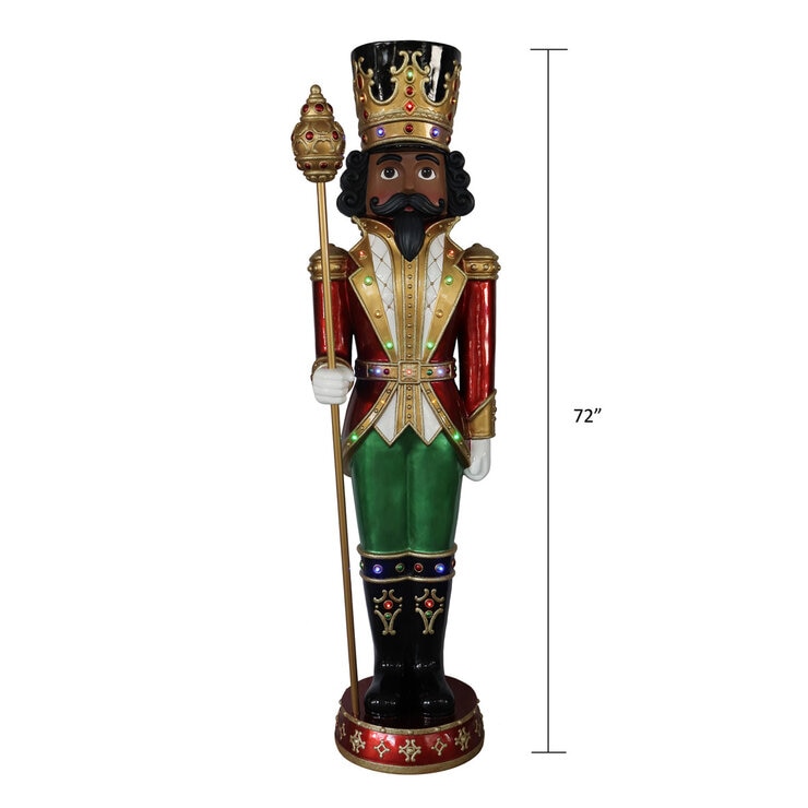 6ft Green Nutcracker - Multicultural on Costco.co.uk