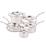 Kirkland Signature Stainless Steel 10 Piece Cookware Set