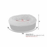 Scruffs® Ellen Donut Medium Bed, 55cm in Grey