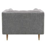 Isla Grey Fabric Armchair