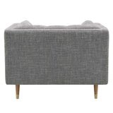 Isla Grey Fabric Armchair