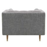 Isla Grey Fabric Armchair