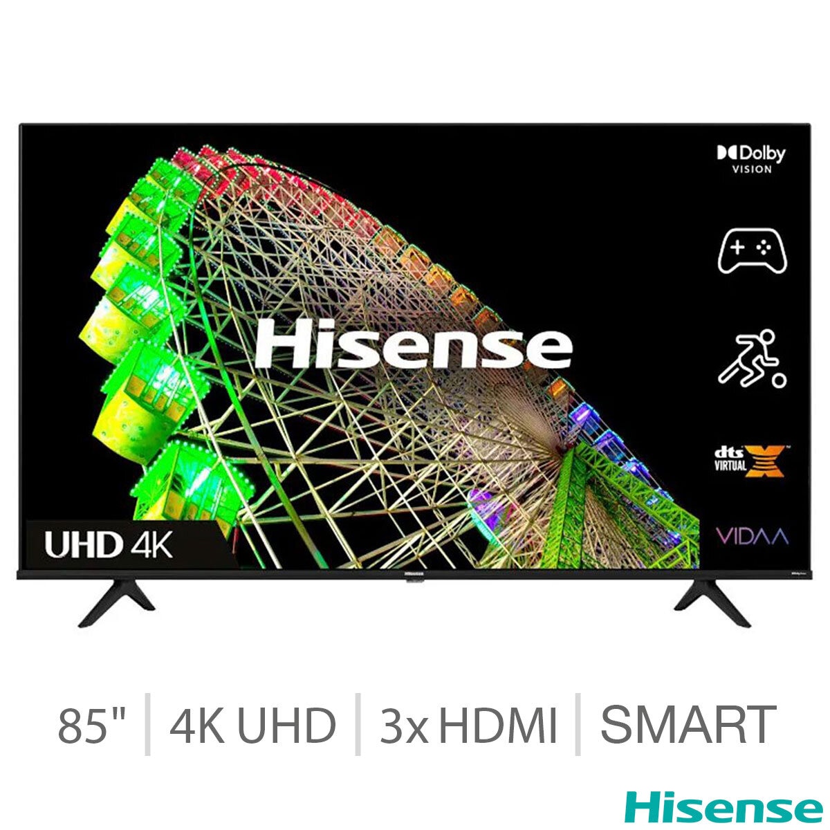 Hisense 85A6BGTUK 85 Inch 4K Ultra HD Smart TV Costco UK